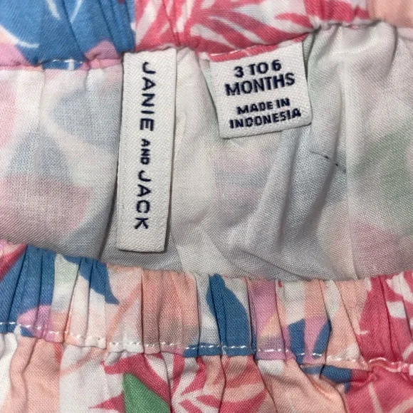 NWT 3-6 months Janie and Jack | Floral Top and Matching Bloomers - Picture 4 of 6